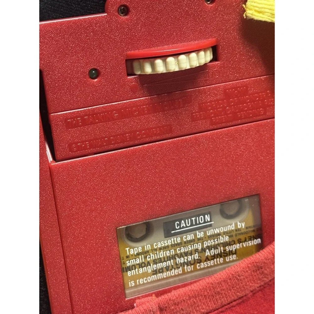 Vintage 1986 Worlds of Wonder Talking Mickey Mouse Not Working Comes‎ With Tape